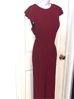 Elegant Deep Red Jumper